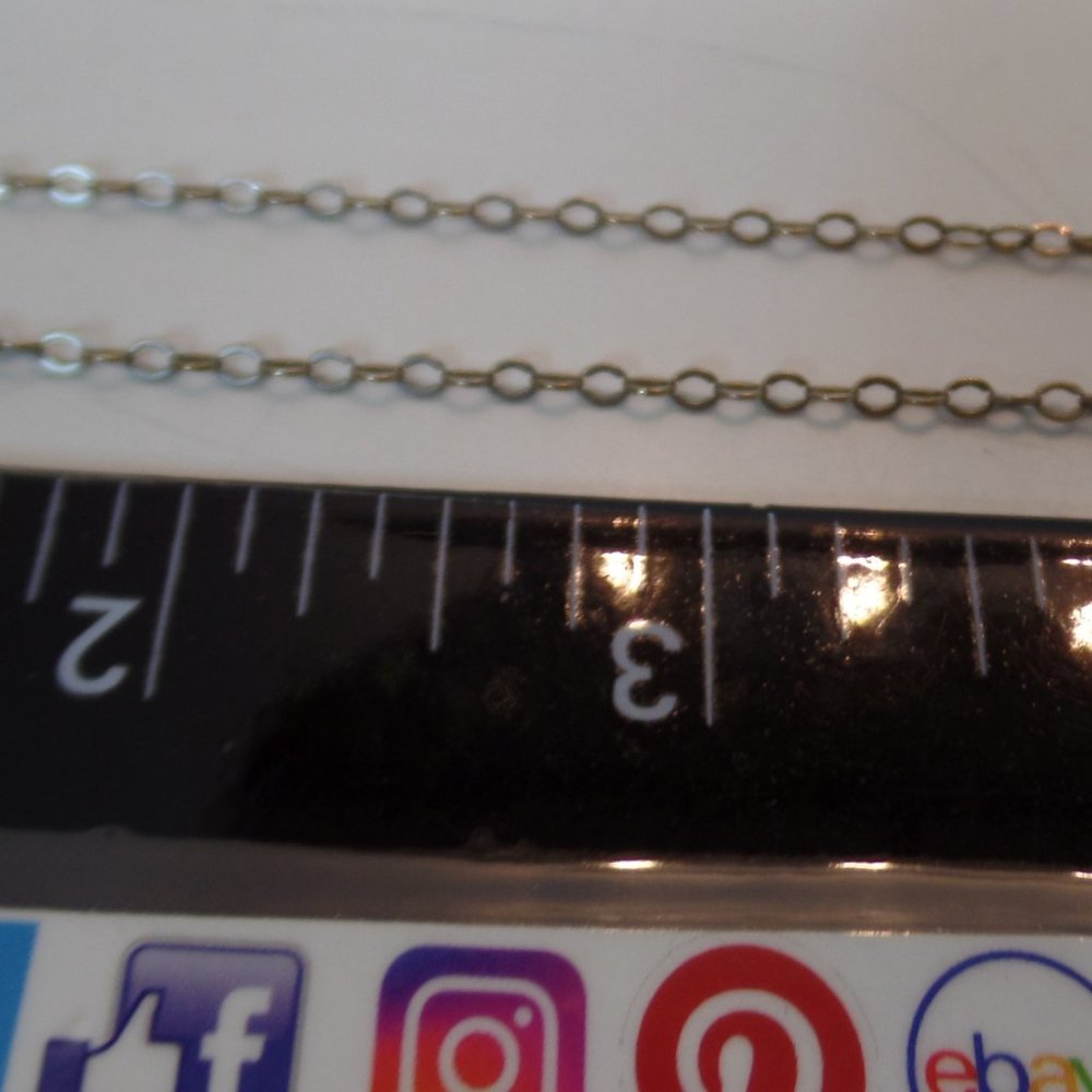 VINTAGE PREMIER DESIGNS *MIRA* SILVER & GOLD-PLATED NECKLACE EXTENDER/SLIDE 22" - Picture 15 of 15